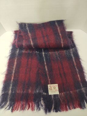 Vintage Glen Cree 100% Mohair Scarf Scotland